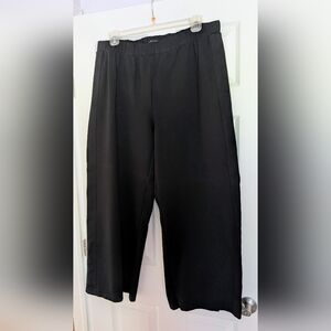 Universal Standard Stephanie Wide Leg Stripe Ponte Pants, 18/20 (US size M)